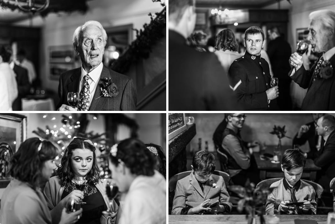 winter wedding reception at king arthur hotel gower south wales