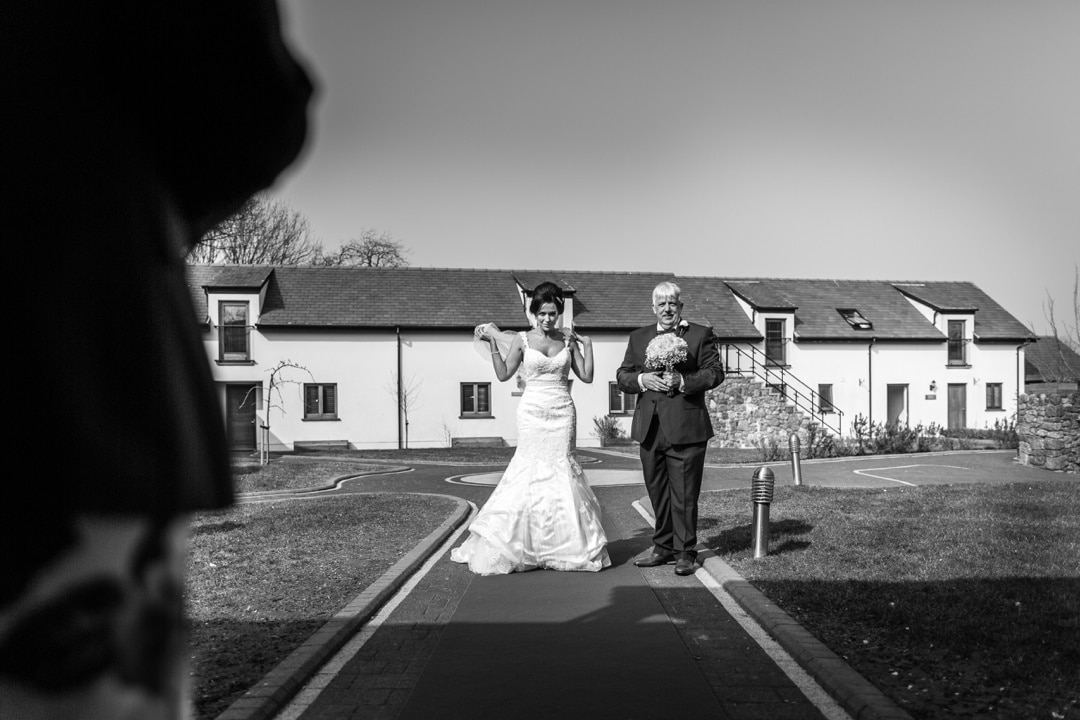 ceremony at Oldwalls wedding venue in Gower, South Wales