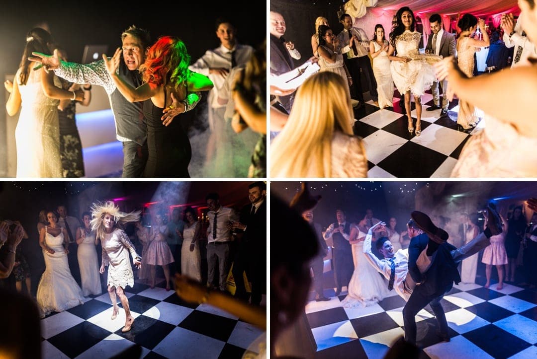 dancing at venue in Gower, South Wales