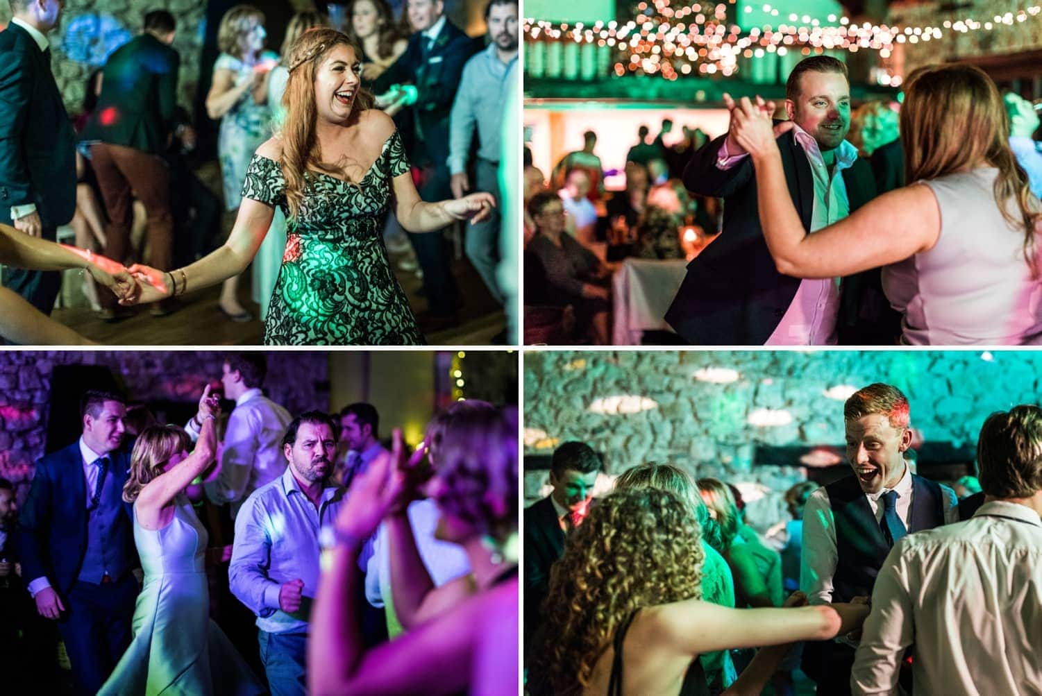 Wedding dancing at Pencoed House in South Wales