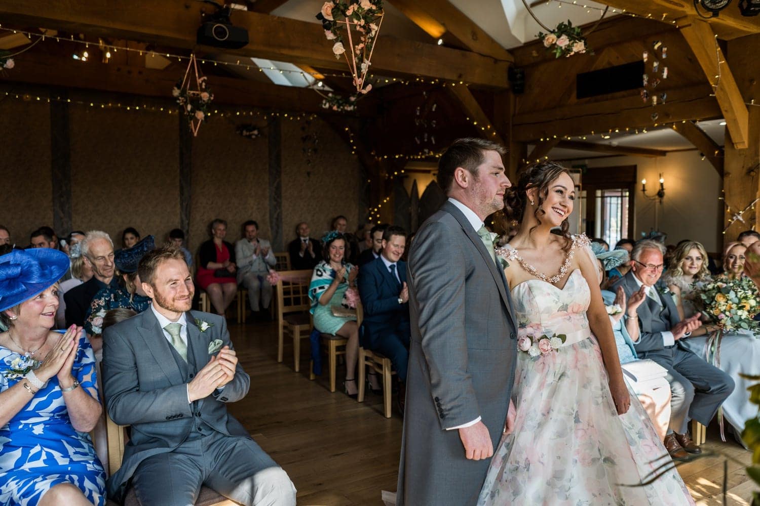Marriage ceremony at King Arthur Hotel in South Wales