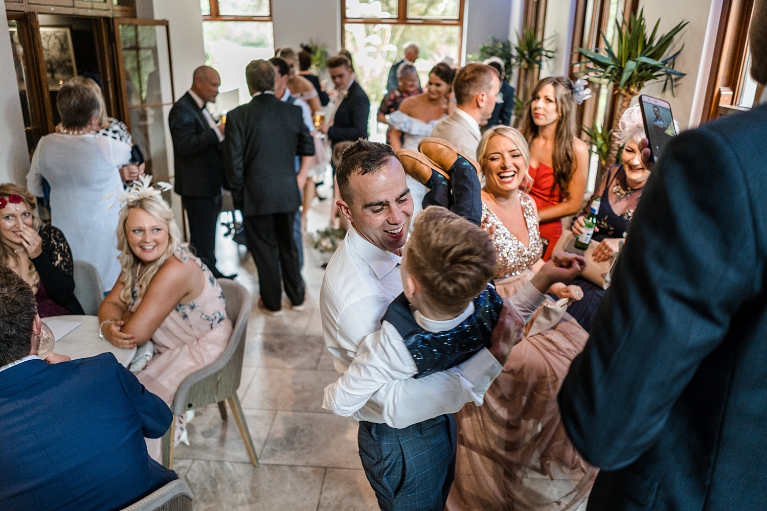 Wedding celebrations at Fairyhill, South Wales