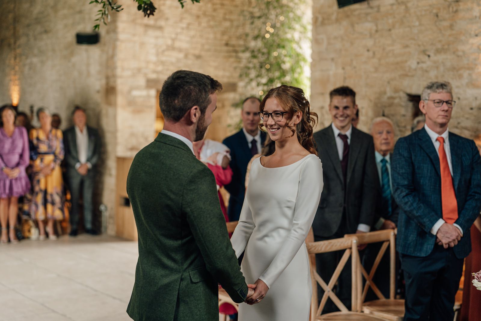 Marriage ceremony at Od Gore by Yard Space in the Cotswolds